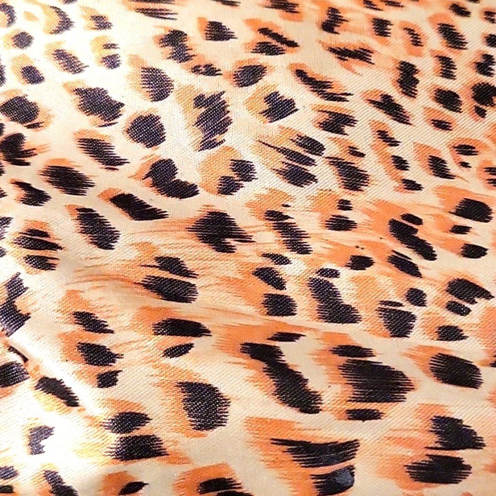 NEW Leopard Satin Purse Organizer/Insert! 13 Pockets! - Picture 3 of 8
